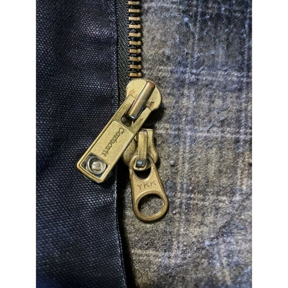 VTG Carhartt Jacket XL C52-MDT Blanket Lined Duck Canvas Ranch Distressed Faded - Picture 7 of 16